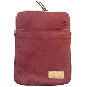 Kinmac Canvas Laptop Sleeve - Rust Orange - Protective Padded Case